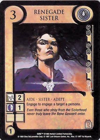 Dune CCG | Renegade Sister - Eye of the Storm | The Nerd Merchant