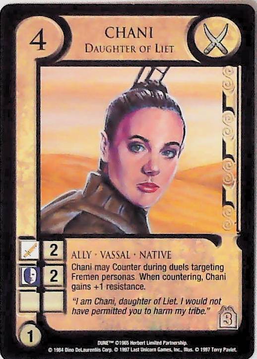 Dune CCG | Chani, Daughter of Liet - Eye of the Storm | The Nerd Merchant