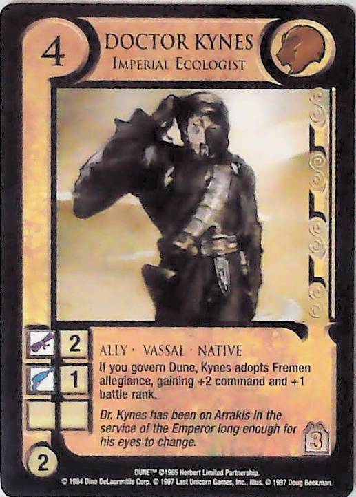 Dune CCG | Doctor Kynes, Imperial Ecologist - Eye of the Storm | The Nerd Merchant