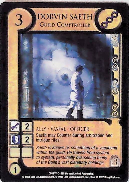 Dune CCG | Dorvin Saeth, Guild Comptroller - Eye of the Storm | The Nerd Merchant