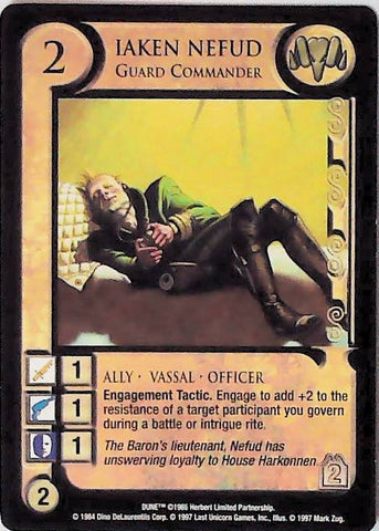 Dune CCG | Iaken Nefud, Guard Commander - Eye of the Storm | The Nerd Merchant