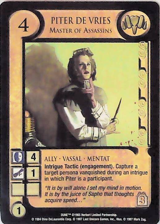 Dune CCG | Piter de Vries, Master of Assassins - Eye of the Storm | The Nerd Merchant