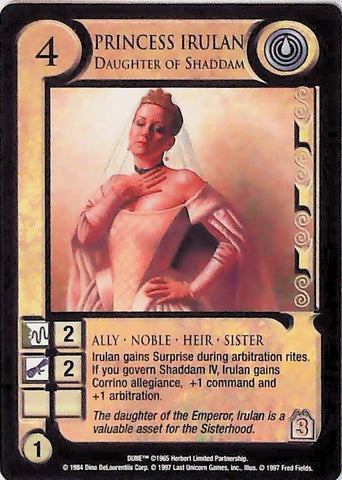 Dune CCG | Princess Irulan, Daughter of Shaddam - Eye of the Storm | The Nerd Merchant