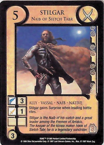 Dune CCG | Stilgar, Naib of Sietch Tabr - Eye of the Storm | The Nerd Merchant