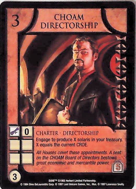 Dune CCG | CHOAM Directorship - Eye of the Storm | The Nerd Merchant