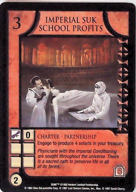 Dune CCG | Imperial Suk School Profits - Eye of the Storm | The Nerd Merchant