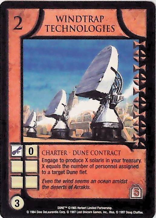 Dune CCG | Windtrap Technologies - Eye of the Storm | The Nerd Merchant