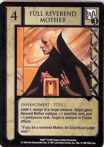 Dune CCG | Full Reverend Mother - Eye of the Storm | The Nerd Merchant