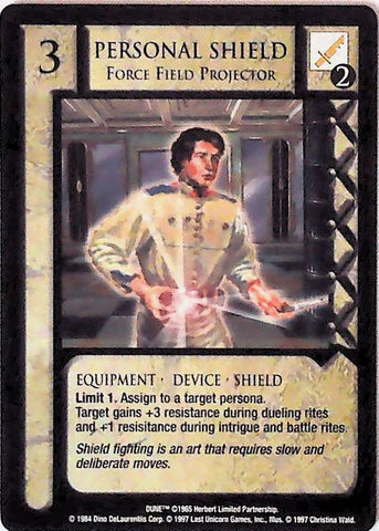 Dune CCG | Personal Shield, Force Field Projector - Eye of the Storm | The Nerd Merchant