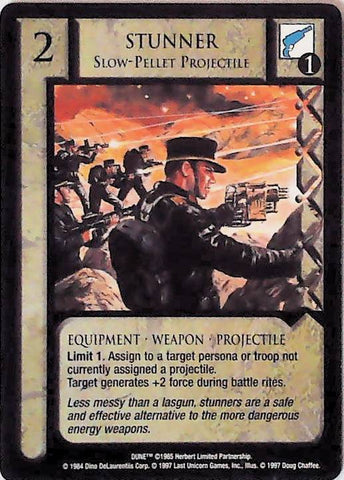 Dune CCG | Stunner, Slow-Pellet Projectile - Eye of the Storm | The Nerd Merchant