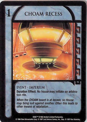 Dune CCG | CHOAM Recess - Eye of the Storm | The Nerd Merchant