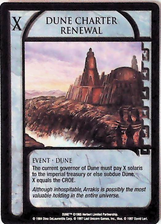 Dune CCG | Dune Charter Renewal - Eye of the Storm | The Nerd Merchant