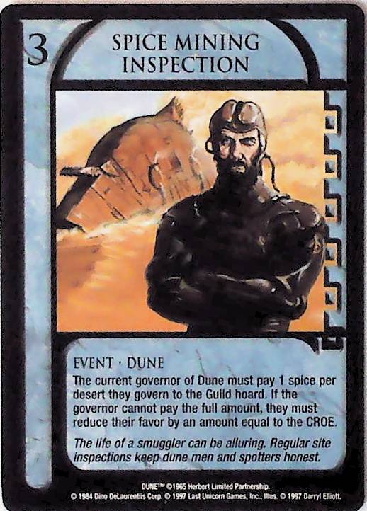 Dune CCG | Spice Mining Inspection - Eye of the Storm | The Nerd Merchant