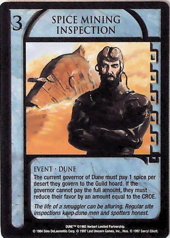 Dune CCG | Spice Mining Inspection - Eye of the Storm | The Nerd Merchant