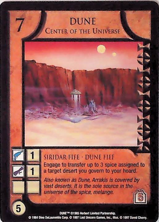 Dune CCG | Dune, Center of the Universe - Eye of the Storm | The Nerd Merchant