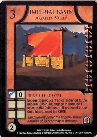 Dune CCG | Imperial Basin, Arrakeen Valley - Eye of the Storm | The Nerd Merchant