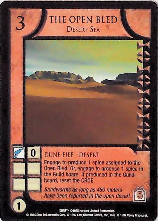 Dune CCG | The Open Bled, Desert Sea - Eye of the Storm | The Nerd Merchant