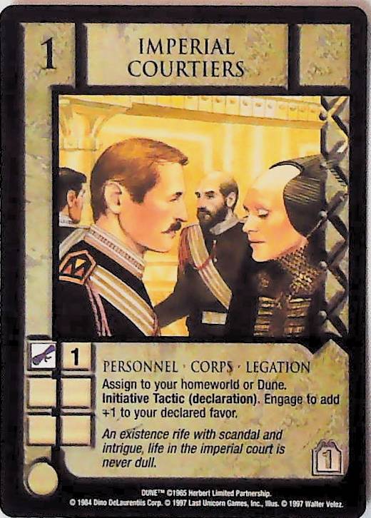 Dune CCG | Imperial Courtiers - Eye of the Storm | The Nerd Merchant