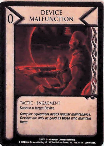 Dune CCG | Device Malfunction - Eye of the Storm | The Nerd Merchant