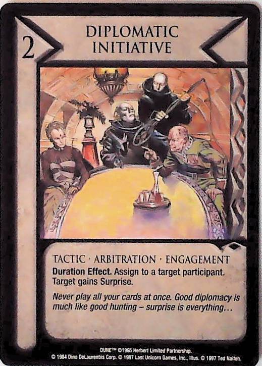 Dune CCG | Diplomatic Initiative - Eye of the Storm | The Nerd Merchant