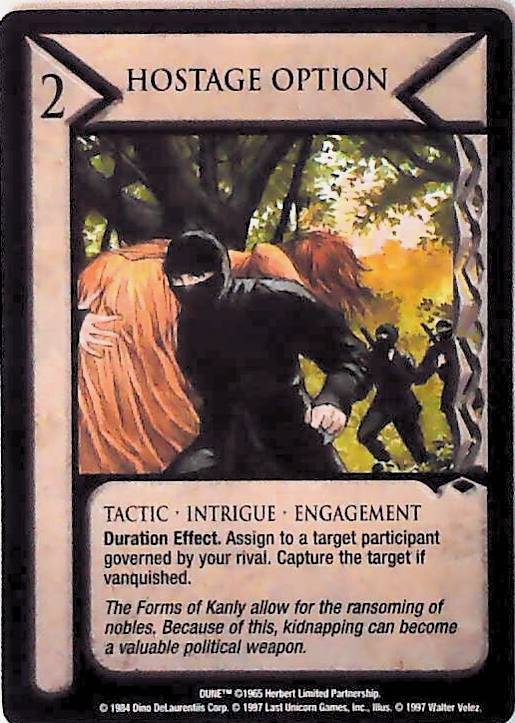 Dune CCG | Hostage Option - Eye of the Storm | The Nerd Merchant