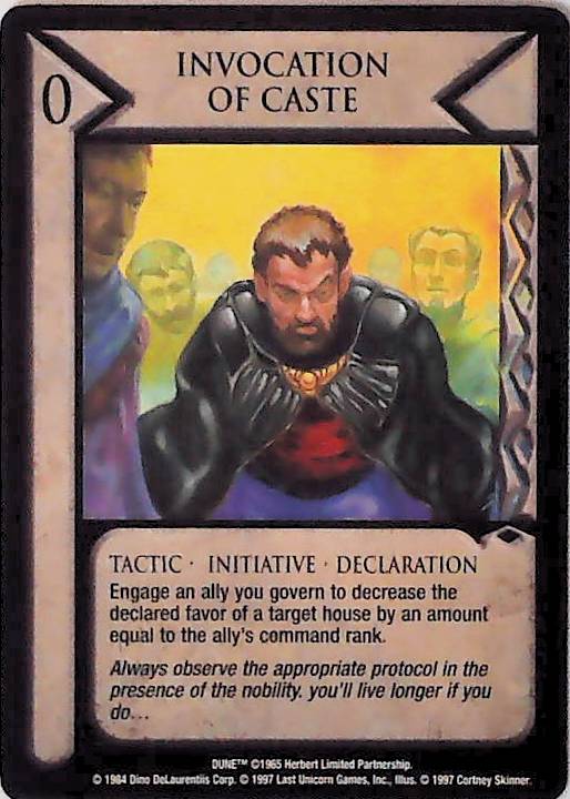 Dune CCG | Invocation of Caste - Eye of the Storm | The Nerd Merchant