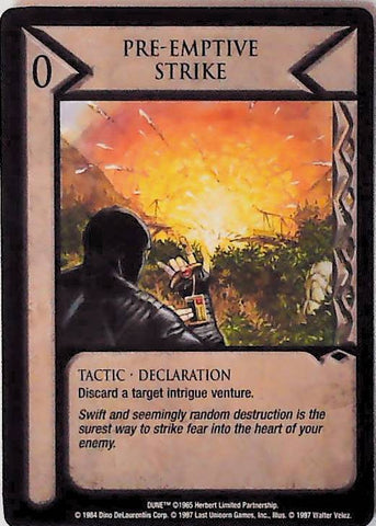 Dune CCG | Pre-Emptive Strike - Eye of the Storm | The Nerd Merchant