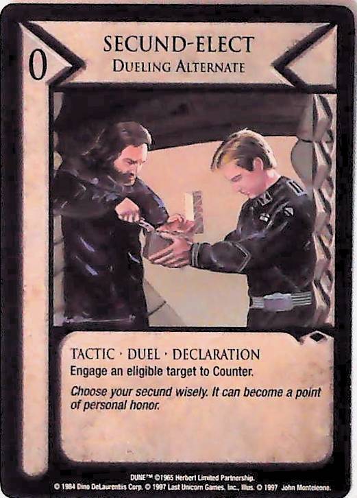 Dune CCG | Secund - Elect, Dueling Alternate - Eye of the Storm | The Nerd Merchant