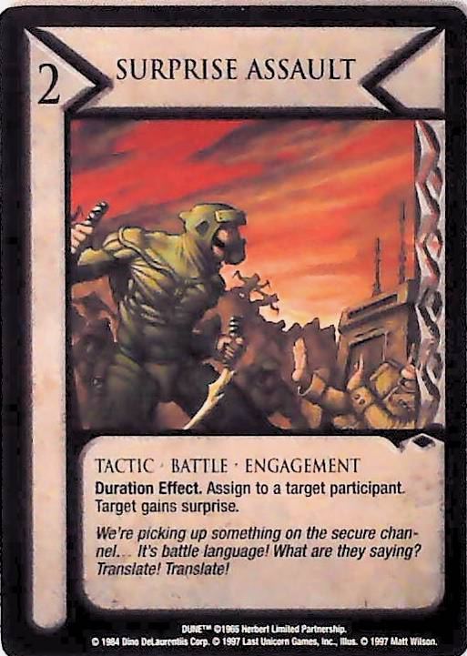 Dune CCG | Surprise Assault - Eye of the Storm | The Nerd Merchant