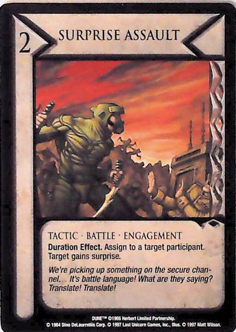 Dune CCG | Surprise Assault - Eye of the Storm | The Nerd Merchant