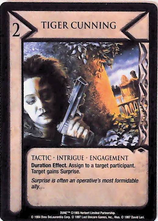 Dune CCG | Tiger Cunning - Eye of the Storm | The Nerd Merchant