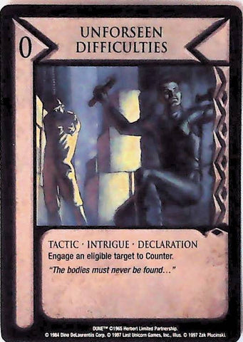 Dune CCG | Unforeseen Difficulties - Eye of the Storm | The Nerd Merchant