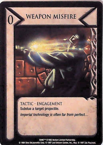 Dune CCG | Weapon Misfire - Eye of the Storm | The Nerd Merchant