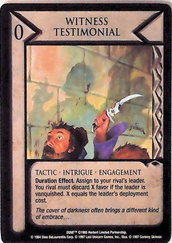 Dune CCG | Witness Testimonial - Eye of the Storm | The Nerd Merchant