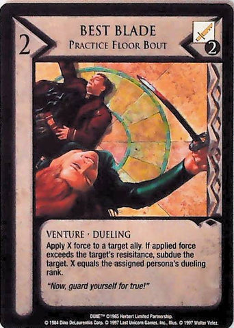 Dune CCG | Best Blade, Practice Floor Bout - Eye of the Storm | The Nerd Merchant