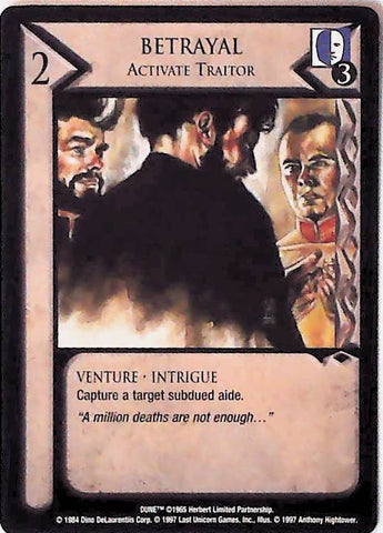 Dune CCG | Betrayal, Activate Traitor - Eye of the Storm | The Nerd Merchant