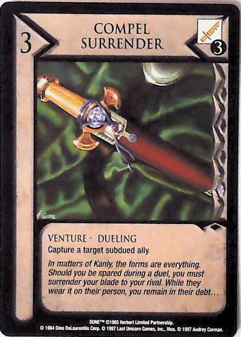 Dune CCG | Compel Surrender - Eye of the Storm | The Nerd Merchant