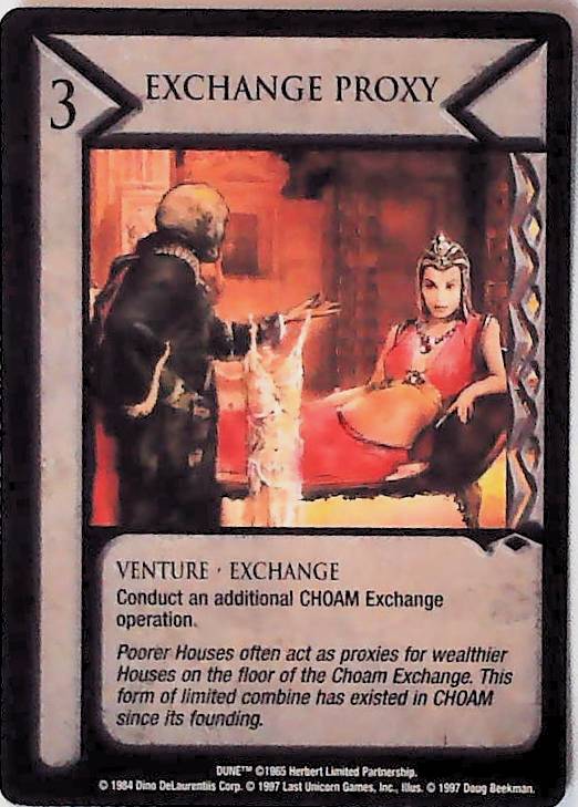 Dune CCG | Exchange Proxy - Eye of the Storm | The Nerd Merchant