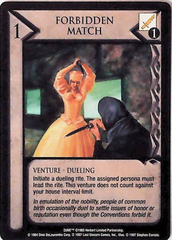 Dune CCG | Forbidden Match - Eye of the Storm | The Nerd Merchant