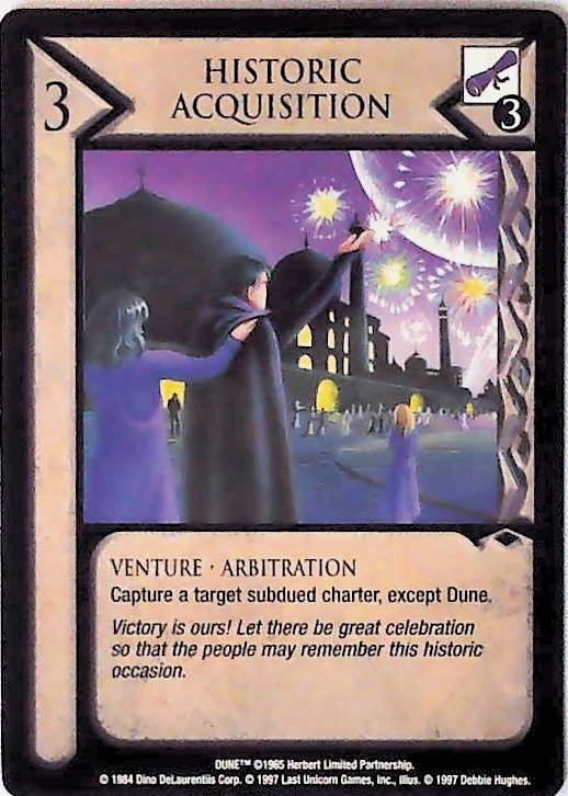 Dune CCG | Historic Acquisition - Eye of the Storm | The Nerd Merchant