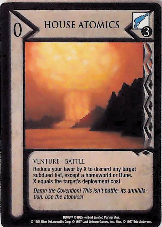 Dune CCG | House Atomics - Eye of the Storm | The Nerd Merchant