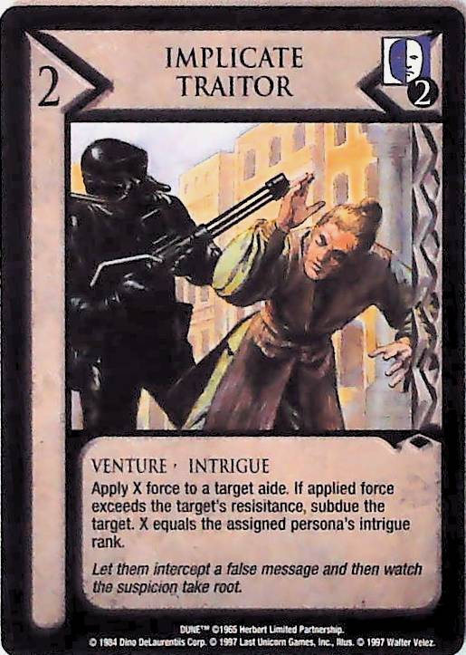 Dune CCG | Implicate Traitor - Eye of the Storm | The Nerd Merchant