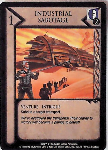 Dune CCG | Industrial Sabotage - Eye of the Storm | The Nerd Merchant