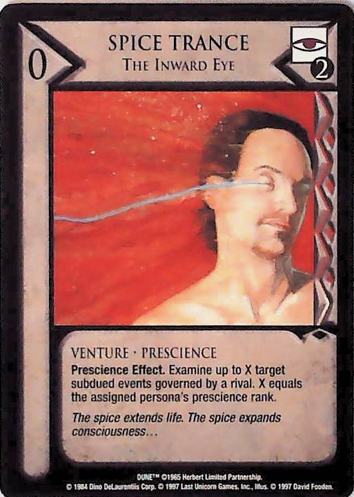 Dune CCG | Spice Trance, The Inward Eye - Eye of the Storm | The Nerd Merchant