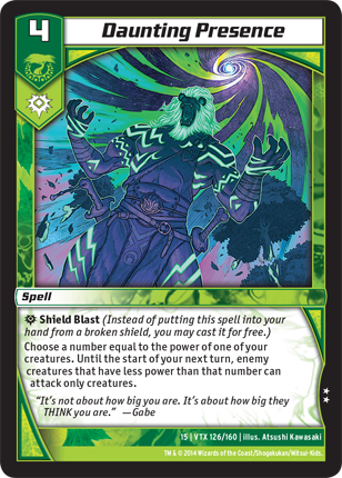 Kaijudo | Daunting Presence - Level 4 (15VTX) | The Nerd Merchant