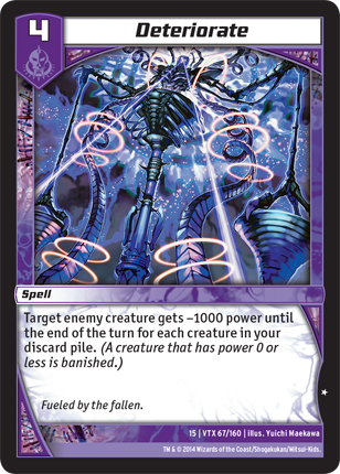 Kaijudo | Deteriorate - Level 4 (15VTX) | The Nerd Merchant