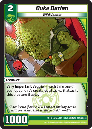 Kaijudo | Duke Durian - Level 2 (15VTX) | The Nerd Merchant
