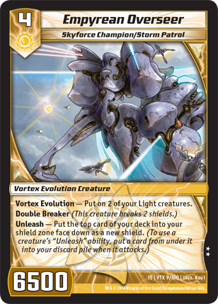Kaijudo | Empyrean Overseer - Level 4 (15VTX) | The Nerd Merchant