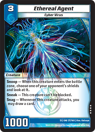 Kaijudo | Ethereal Agent - Level 3 (13GAU) | The Nerd Merchant