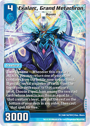Kaijudo | Exalarc, Grand Metachron - Level 4 (13GAU) | The Nerd Merchant